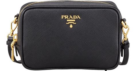 prada saffiano mini crossbody bag black|Prada nylon backpack mini.